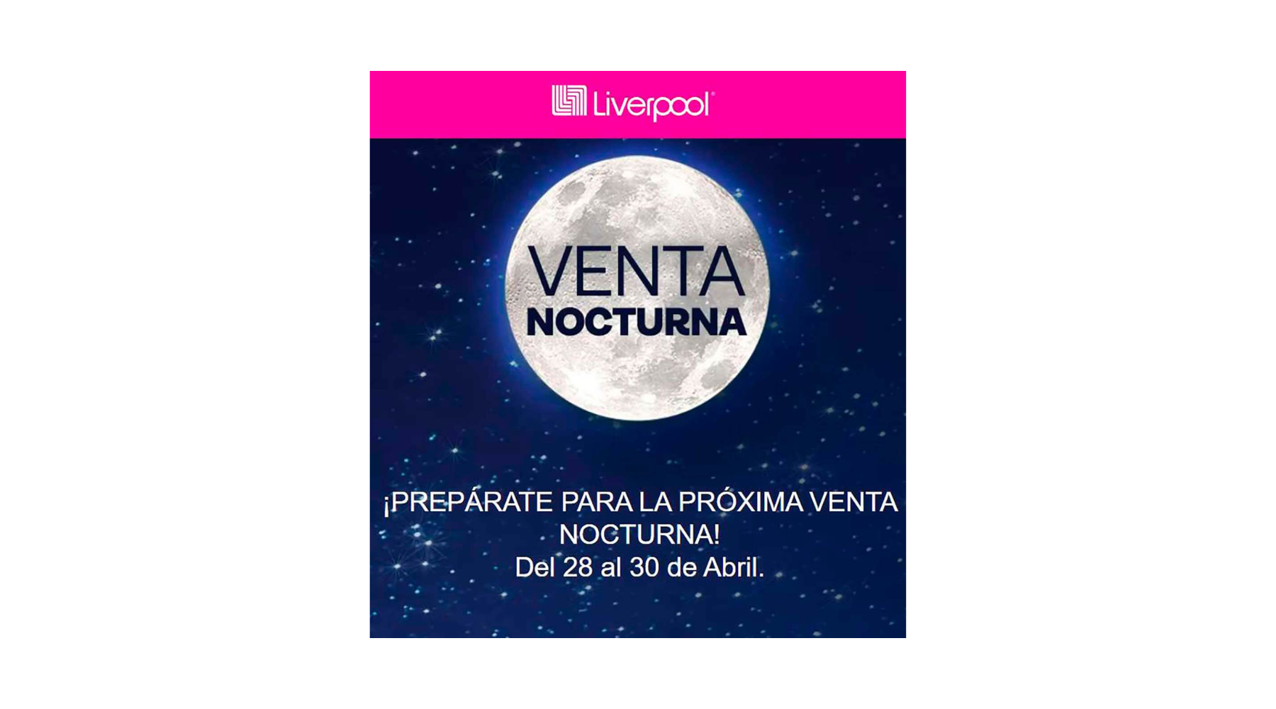 Venta nocturna Liverpool 2023